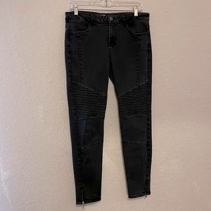Zara woman jeans black size 12